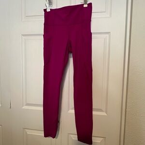 Athleta Vibrant Magenta Leggings